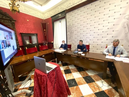 Rueda de prensa telemática de Manuel Olivares, César Díaz y Francisco Fuentes (AYUNTAMIENTO) Rueda de prensa telemática de Manuel Olivares, César Díaz y Francisco Fuentes (AYUNTAMIENTO)