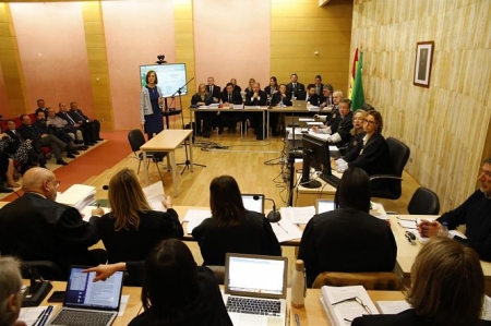 Primera sesión del juicio por el caso Serrallo, a principios de febrero de 2020 (EUROPA PRESS-ÁLEX CÁMARA / ARCHIVO) Primera sesión del juicio por el caso Serrallo, a principios de febrero de 2020 (EUROPA PRESS-ÁLEX CÁMARA / ARCHIVO)