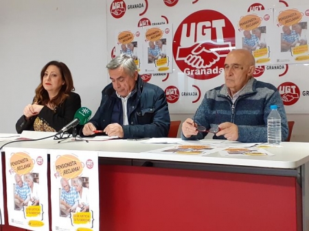 Miembros de UGT en rueda de prensa (UGT / ARCHIVO) Miembros de UGT en rueda de prensa (UGT / ARCHIVO)