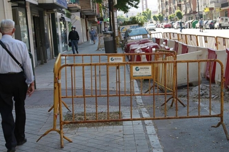 Obras del eje Arabial-Palencia - PODEMOS-IU