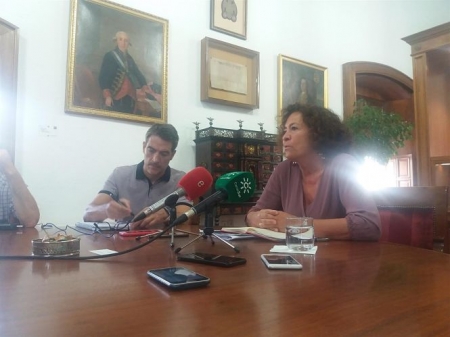 La rectora de la UGR, Pilar Aranda, en un desayuno informativo (EUROPA PRESS - ARCHIVO)