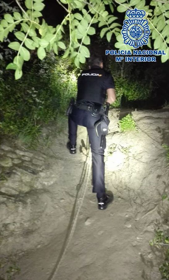 Imagen del rescate (POLICÍA NACIONAL) 