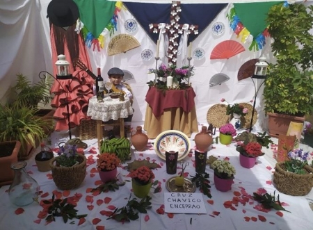 Una de las cruces que participa en el concurso virtual (AYTO. VEGAS DEL GENIL) Una de las cruces que participa en el concurso virtual (AYTO. VEGAS DEL GENIL)