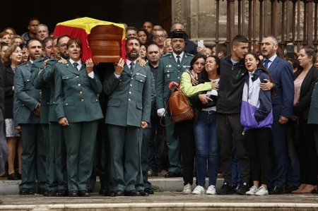 misa funeral por el guardia civil fallecido tras ser disparado en Huétor Vega en acto de servicio, cuyo juicio ha empezado este lunes (ÁLEX CÁMARA - EUROPA PRESS) misa funeral por el guardia civil fallecido tras ser disparado en Huétor Vega en acto de servicio, cuyo juicio ha empezado este lunes (ÁLEX CÁMARA - EUROPA PRESS)