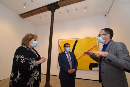 José Entrena y Fatima Gómez han inaugurado la expocisión (R. MARTÍNEZ / DIPUTACIÓN) José Entrena y Fatima Gómez han inaugurado la expocisión (R. MARTÍNEZ / DIPUTACIÓN)