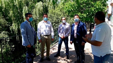 Visita de Gustavo Rodríguez a Monachil (JUNTA)