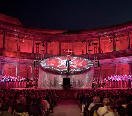 Una de los espectáculos programados en ediciones anteriores en el Festival de Música y Danza de Granada Una de los espectáculos programados en ediciones anteriores en el Festival de Música y Danza de Granada
