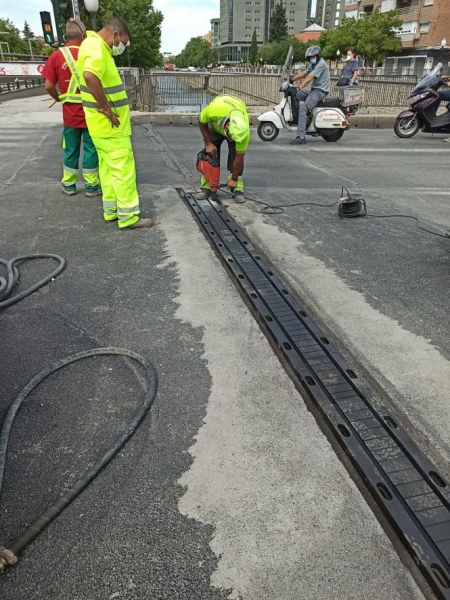 Imagen de las obras de Puente Blanco (AYUNTAMIENTO)