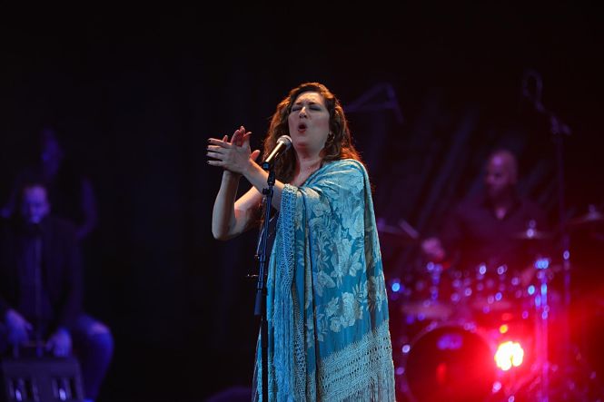 La cantante Estrella Morente en una actuación (JESÚS HELLÍN / EUROPA PRESS)