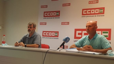 Miembros de CCOO en rueda de prensa (CCOO) Miembros de CCOO en rueda de prensa (CCOO)