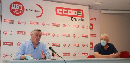 Rueda de prensa conjunta de UGT y CCOO (CCOO) Rueda de prensa conjunta de UGT y CCOO (CCOO)