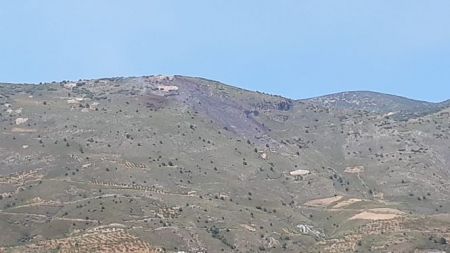 Lugar donde se ha producido el incendio (INFOCA) 