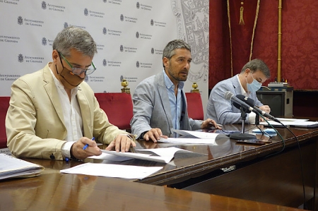 Rueda de prensa donde se han tratado los asuntos de la Junta de Gobierno (JAVIER ALGARRA) Rueda de prensa donde se han tratado los asuntos de la Junta de Gobierno (JAVIER ALGARRA)