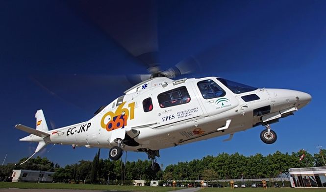 Helicóptero de EPES en una imagen de archivo (JUNTA DE ANDALUCÍA) 