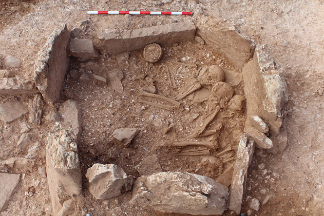 Restos antropológicos de la Sepultura 3 de Panoría (UGR)