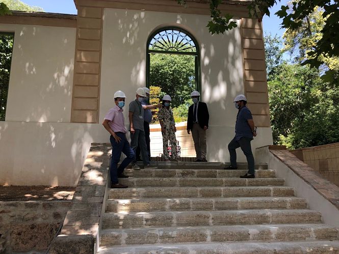 La Alhambra recepciona las obras de rehabilitación de la antigua fachada del Carmen de Peñapartida (PATRONATO DE LA ALHAMBRA) 