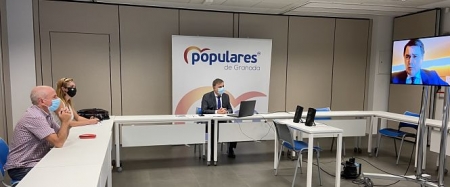 Encuentro mantenido con los sindicatos en la sede provincial del PP (PP) Encuentro mantenido con los sindicatos en la sede provincial del PP (PP)