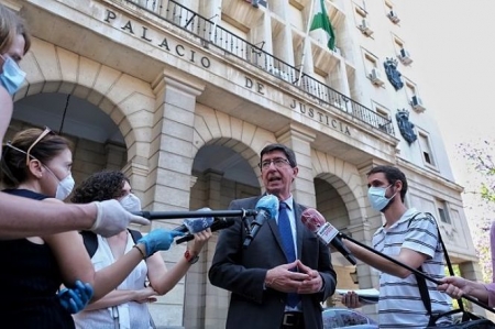 El Consejero de Justicia, Juan Marín (JUNTA DE ANDALUCÍA) 