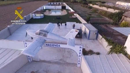 Hacienda de la organización desarticulada en Granada que imita a la de Pablo Escobar (GUARDIA CIVIL) 