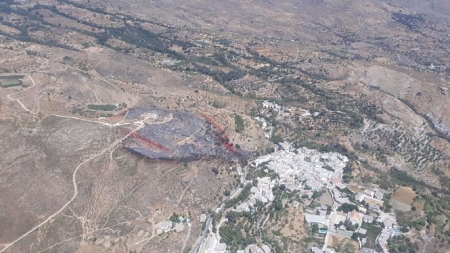 Lugar donde se ha producido el incendio (INFOCA) Lugar donde se ha producido el incendio (INFOCA)