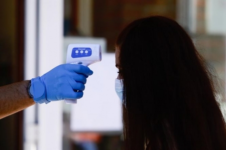 Dispositivo para la realización de pruebas PCR de coronavirus (RICARDO RUBIO - EUROPA PRESS) 