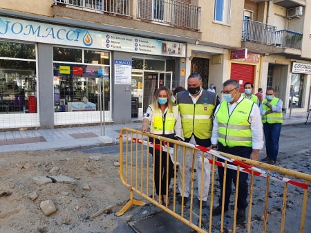 Visita de Marifran Carazo a las obras de la Avenida de Buenos Aires (JUNTA) Visita de Marifran Carazo a las obras de la Avenida de Buenos Aires (JUNTA)
