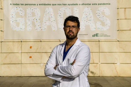 El dermatólogo premiado, Francisco J. Navarro Triviño (HUSC) El dermatólogo premiado, Francisco J. Navarro Triviño (HUSC)