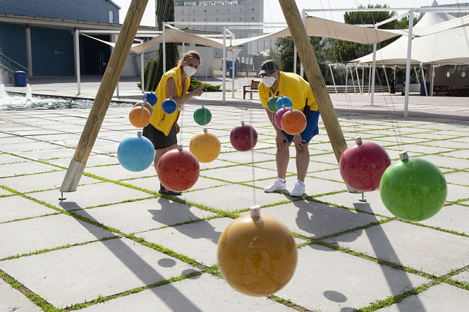 Imagen del `Pendulo Onda` (PARQUE DE LAS CIENCIAS)