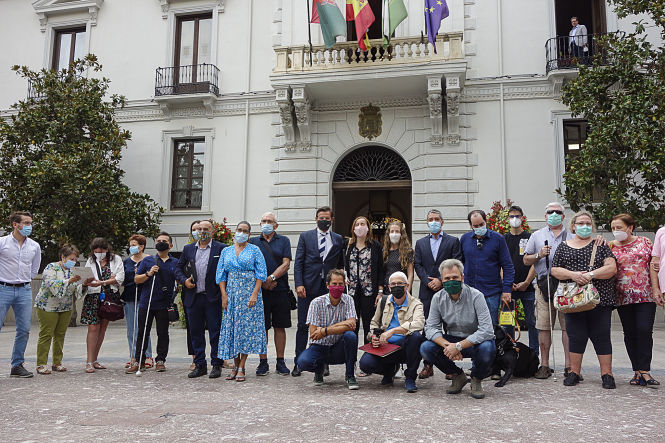 Inicio del primer paseo sonoro (JAVIER ALGARRA / AYUNTAMIENTO)