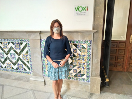 Mónica Rodríguez concejal de VOX en el Ayuntamiento de Granada (VOX) Mónica Rodríguez concejal de VOX en el Ayuntamiento de Granada (VOX)