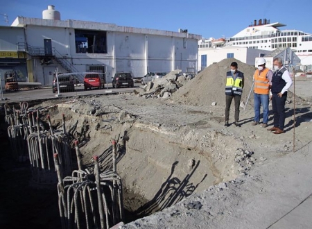 Visita a las obras de la remodelación del puerto pesquero de Motril (PUERTO DE MOTRIL) Visita a las obras de la remodelación del puerto pesquero de Motril (PUERTO DE MOTRIL)