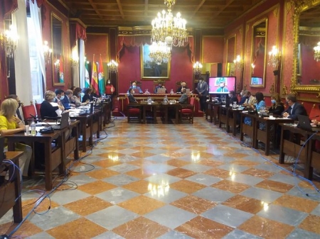 Pleno del Ayuntamiento de Granada en septiembre de 2020 (EUROPA PRESS) Pleno del Ayuntamiento de Granada en septiembre de 2020 (EUROPA PRESS)