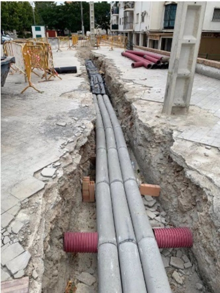 Construcción línea Cartuja (ENDESA) Construcción línea Cartuja (ENDESA)