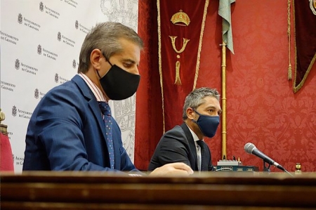 Los portavoces del equipo de gobierno de Granada César Díaz y Manuel Olivares, en imagen de archivo (AYUNTAMIENTO) Los portavoces del equipo de gobierno de Granada César Díaz y Manuel Olivares, en imagen de archivo (AYUNTAMIENTO)