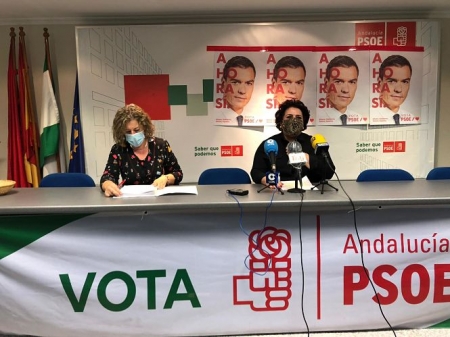 Imagen de la rueda de prensa en Guadix (PSOE) Imagen de la rueda de prensa en Guadix (PSOE)