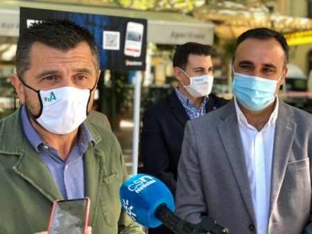 Toni Martín y Francisco Rodríguez atienden a los medios (PP) Toni Martín y Francisco Rodríguez atienden a los medios (PP)