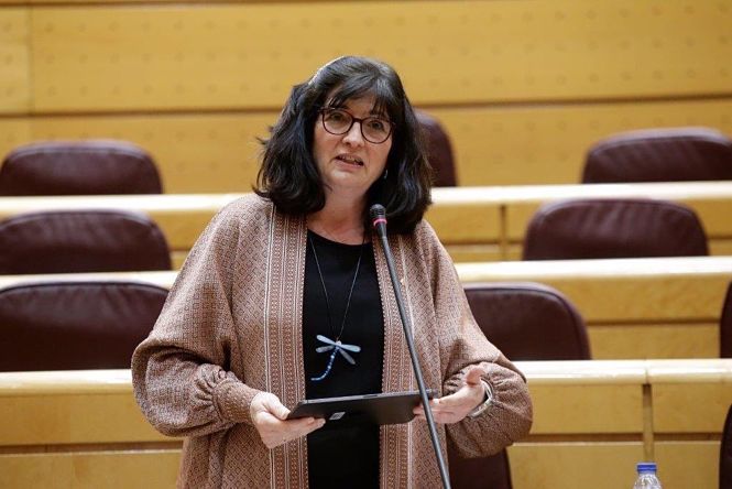 La senadora de Adelante Andalucía, Pilar González (ADELANTE) 