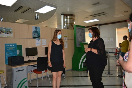 La Delegada de Empleo, Virginia Fernández, ha visitado una de las oficinas del SAE (JUNTA) La Delegada de Empleo, Virginia Fernández, ha visitado una de las oficinas del SAE (JUNTA)