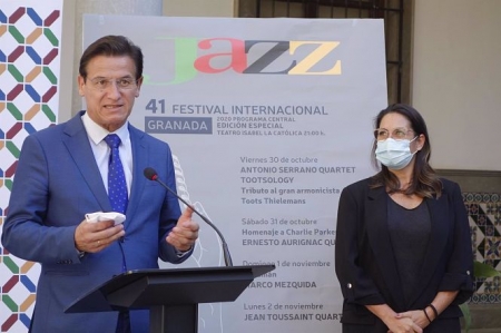 Presentación de la 41 edición del Festival Internacional de Jazz de Granada (AYUNTAMIENTO DE GRANADA) Presentación de la 41 edición del Festival Internacional de Jazz de Granada (AYUNTAMIENTO DE GRANADA)