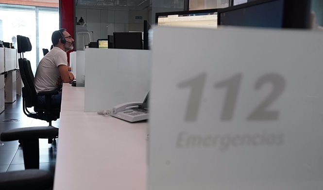 Centro coordinador regional del 112, en imagen de archivo (112 ANDALUCÍA)