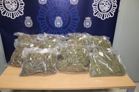 Marihuana incautada en una de las operaciones (POLICIA NACIONAL)