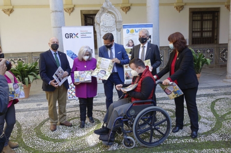 Presentación del Calendario Gradadown en el Patio del Ayuntamiento de Granada (JAVIER ALGARRA / AYUNTAMIENTO) Presentación del Calendario Gradadown en el Patio del Ayuntamiento de Granada (JAVIER ALGARRA / AYUNTAMIENTO)