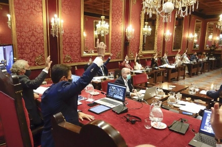 Pleno del Ayuntamiento de Granada, en imagen de archivo (AYUNTAMIENTO DE GRANADA) Pleno del Ayuntamiento de Granada, en imagen de archivo (AYUNTAMIENTO DE GRANADA)