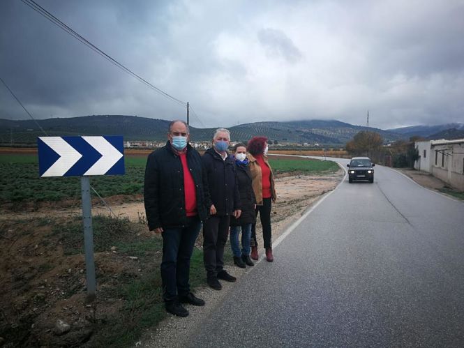 Imagen de la visita a las obras (DIPUTACIÓN) 