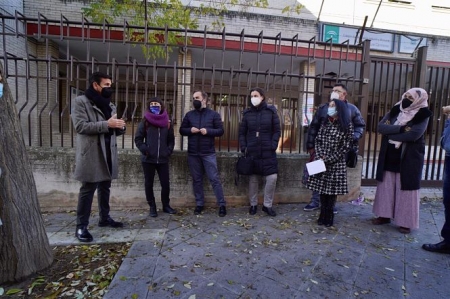 Imagen de la visita al Colegio Los Carmenes (PSOE) Imagen de la visita al Colegio Los Carmenes (PSOE)