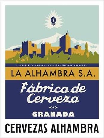 Imagen de la placa vintage que acompaña al pack especiald e la edición limitada (CERVEZAS ALHAMBRA) Imagen de la placa vintage que acompaña al pack especiald e la edición limitada (CERVEZAS ALHAMBRA)