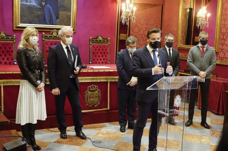 Presentación de la ayudas para PYMES y Hosteleros (JAVIER ALGARRA / AYUNTAMIENTO) Presentación de la ayudas para PYMES y Hosteleros (JAVIER ALGARRA / AYUNTAMIENTO)