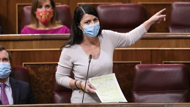 La Diputada nacional de Vox, Macarena Olona (VOX)