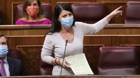 La Diputada nacional de Vox, Macarena Olona (VOX)