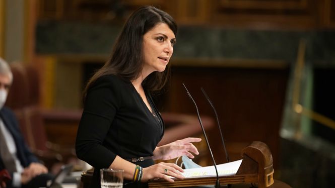 La Diputada Nacional de Vox, Macarena Olona (VOX)